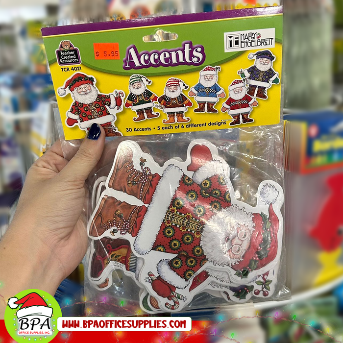 Teacher Created Respurces •  Cut-outs "Santa Claus"
