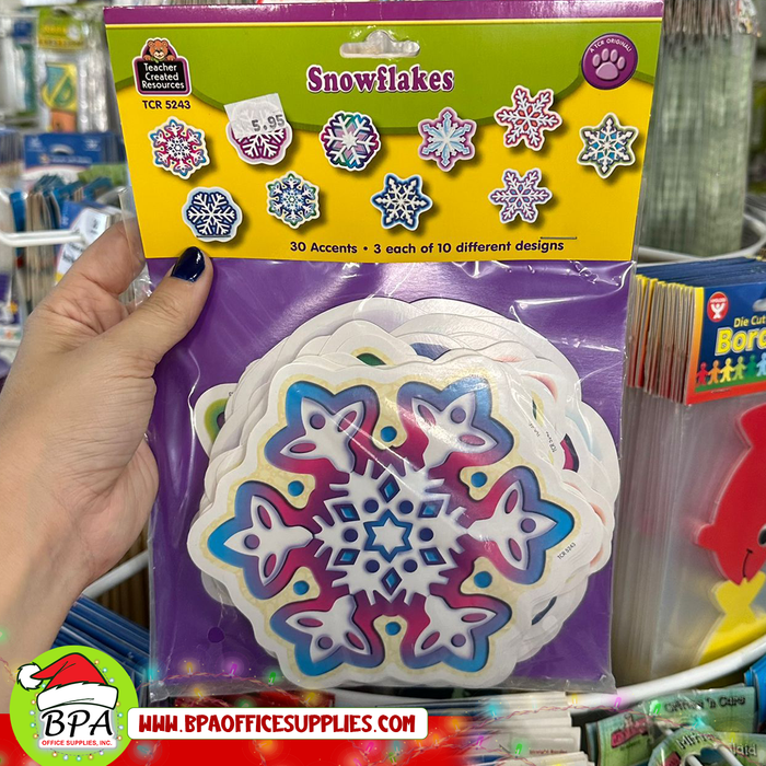 Teacher Created Respurces •  Cut-outs "Snowflakes"