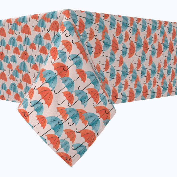Umbrellas Up Cotton Rectangles