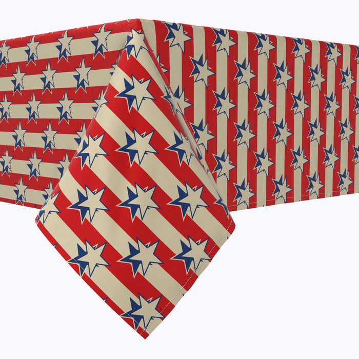 USA Stars Cotton Rectangles