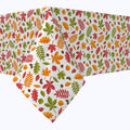 Variety of Leaves Cotton Rectangles