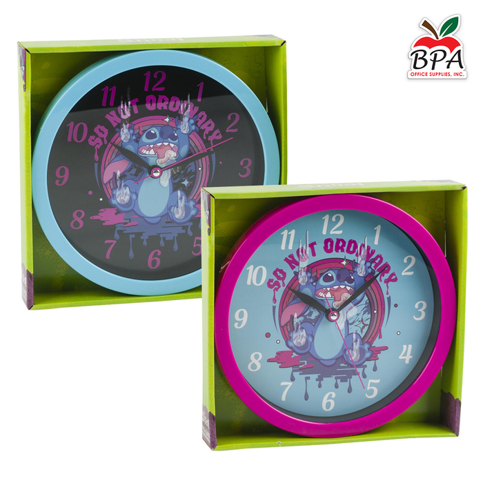 Wall Clock • Reloj de Pared 10" - Lilo Stitch