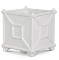 White Bamboo Planter