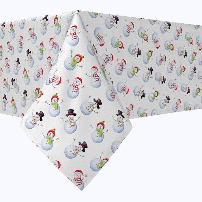 Winter Time Snowmen Cotton Rectangles